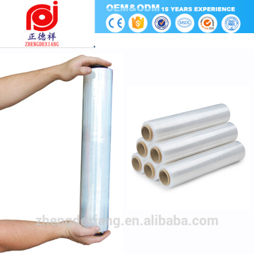 cordel de plástico envoltura retráctil para alimentos cubre papel de plástico desechable embalaje folie rollo de mantillo película de pvc película de plástico para casa verde